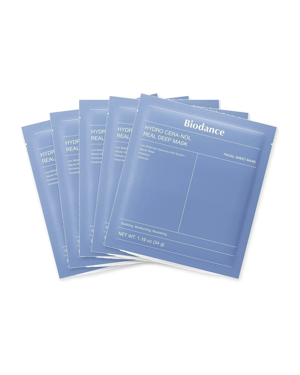 Pack x5 Biodance Hydro Cera-Nol Real Deep Mask